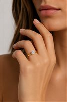 Anello Vidali Gioielli Donna in Oro giallo Zircone ANOR-94-34 - ANOR-94-34